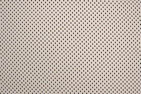 White Eyelet Sports Mesh