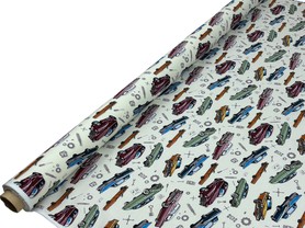 Classics on Cream Printed Kiwiana Cotton
