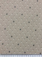 Tiny Cherries on Nude Printed Chiffon