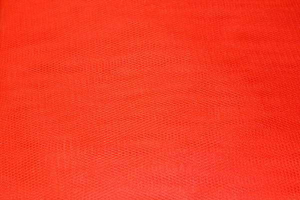 Vibrant Nylon Netting - Orange