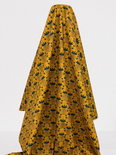 Sunlit Botanical Printed Cotton