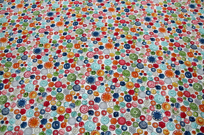 Sewing Room Buttons Printed Premium Cotton