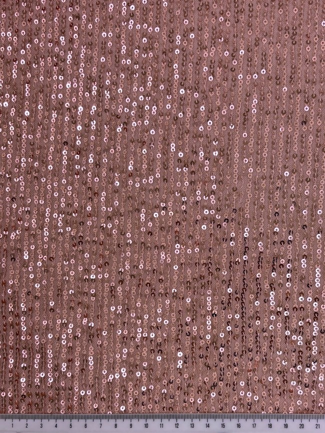 Blushing Apricot Sequins