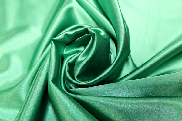 Kelly Green Stretch Satin