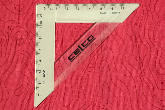 Line Perspectives on Melon Pink Cotton