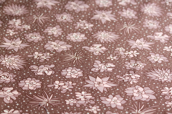 Cocoa Floral Cotton