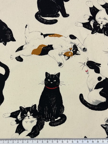 We Love Cats - Mid-weight Premium Japanese Cotton