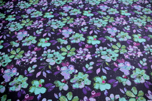 Batik Blooms Printed Cotton