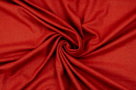 Deep Brick Red Wool Blend