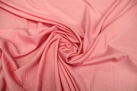 Coral Pink Plain Rayon