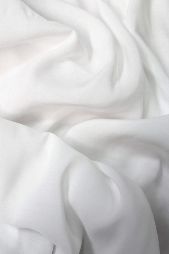 Winter White Plain Rayon