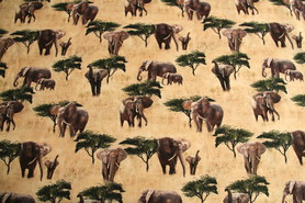 Elephant - African Safari Premium Cotton