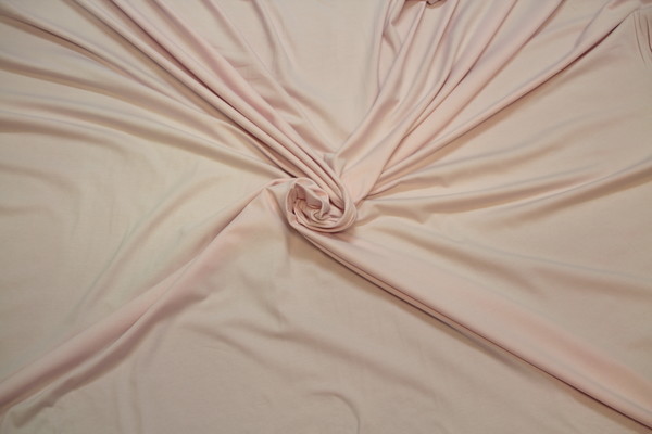 Pale Pink Organic Cotton Lycra - 285GSM