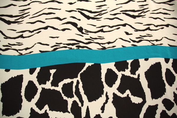 Giraffe/Zebra Printed Chiffon