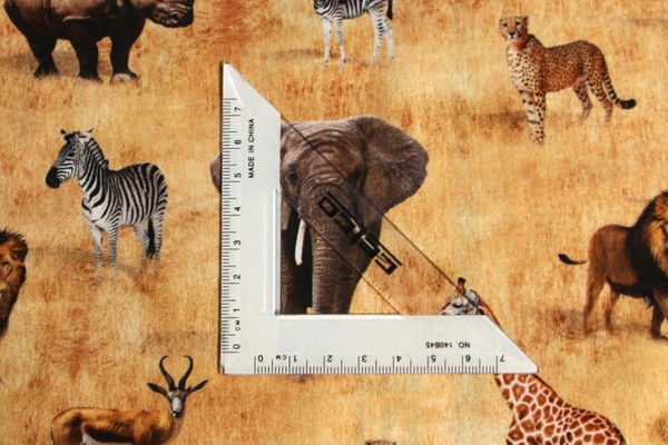 African Safari Animals Premium Cotton