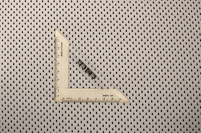 BULK DEAL! White Eyelet Sports Mesh - 5m for $20