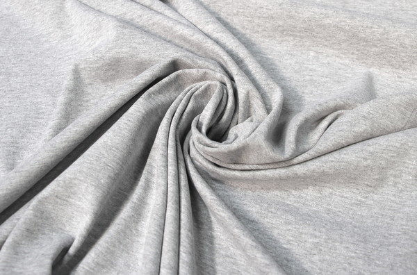 100% Cotton T-Shirt Knit - Grey Marle