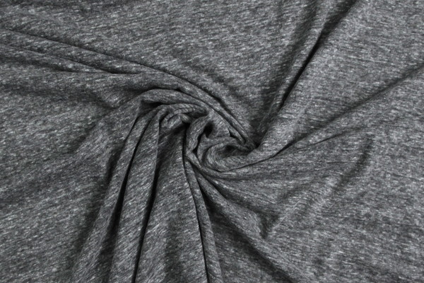 Charcoal Marle Fine Merino/Cotton Blend