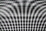 Black & White Gingham Polyester
