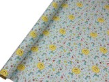 Sunny Summer on Pale Blue Printed Cotton