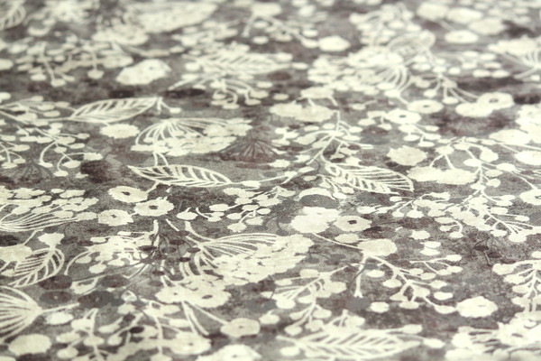 Blurred Floral Silhouette Cotton