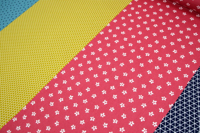 Wildflower Honey Sectioned Printed Cotton