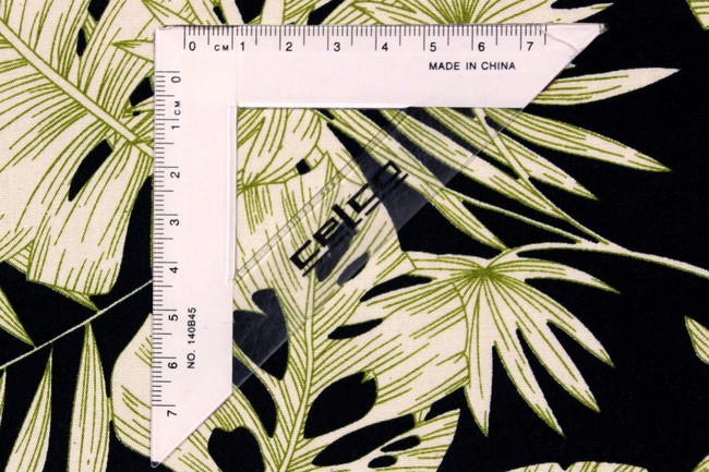 Palm Outlines Printed Rayon