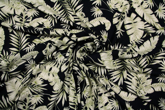 Palm Outlines Printed Rayon