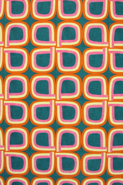 Petal Power Retro Swirls Premium Printed Cotton