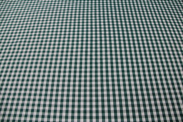 BULK DEAL! 10 metres for $20 - Dark Green & White Gingham Polyester