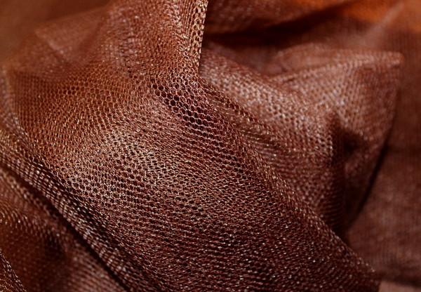 Vibrant Nylon Netting - Chocolate