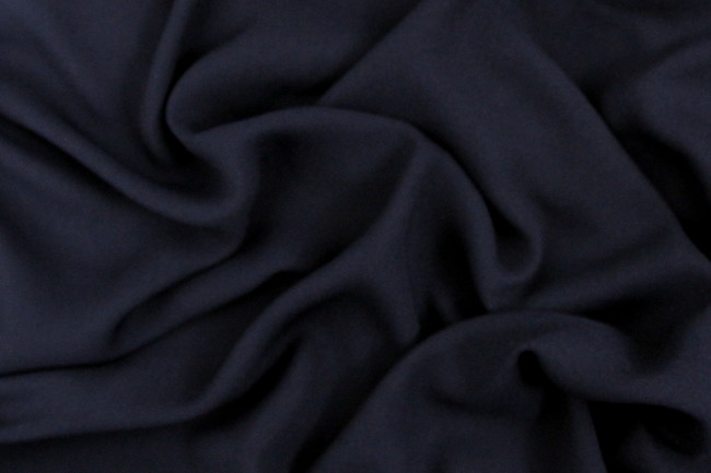 Darkest Navy Crepe 