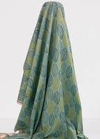 Leaves on Mint Printed Cotton
